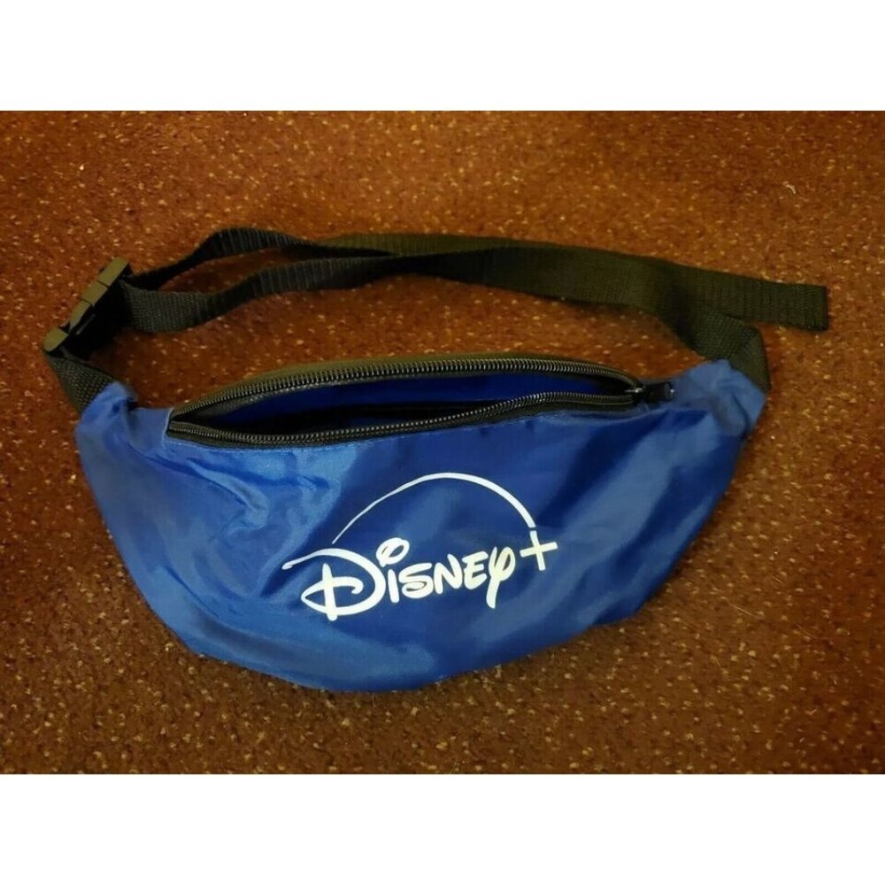 Disney+ Plus Logo Fanny Hip Pack Nylon Zip Pocket